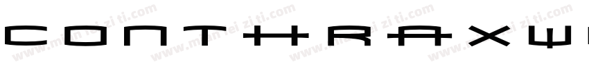 ConthraxW05-Bold Reg字体转换